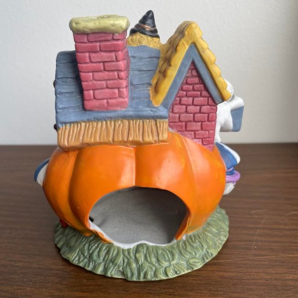 River Grove Pottery Works Pumpkin House Votive Candle Holder - Picture 5 of 6